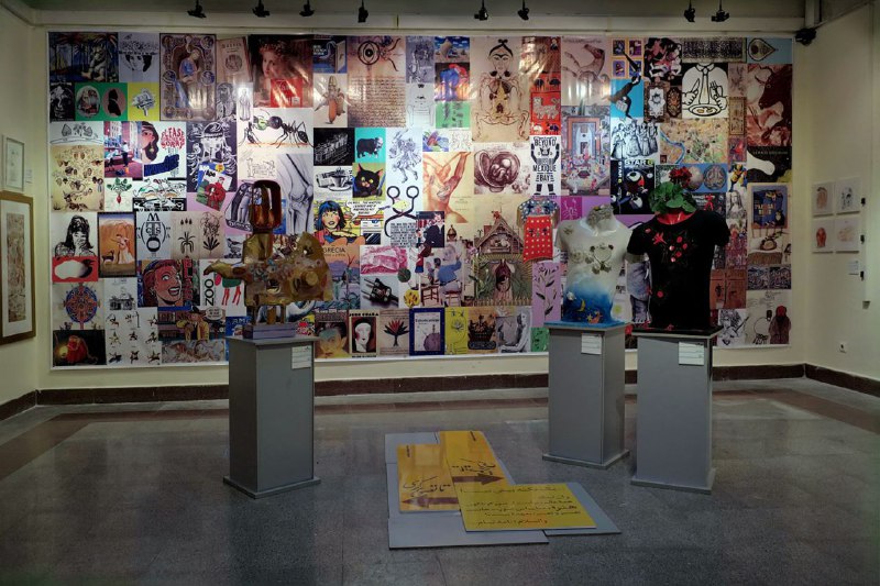 عکسهای سعید فلاح فر از نمایشگاه هشتمین جشنواره هنرهای تجسمی فجر