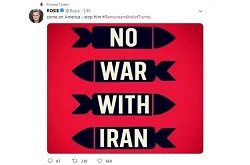 موج محکومیت ترامپ از سوی هالیوودی‌ها/ جنگ با ایران نمی‌خواهیم