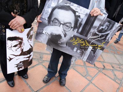 مراسم بزرگداشت بهمن جلالی در Paris Photo 