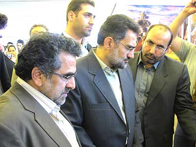 بازديد وزير فرهنگ و ارشاد اسلامي و معاون امور سينمايي از جشنواره بازيهاي رايانه اي