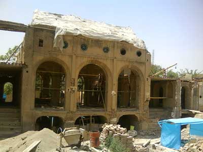 بازارچه عودلاجان درخطراست// بنیاد تعاون ناجا بافت تاریخی را تخریب می‌کند