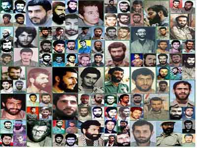 فرماندهان شهید در  چاردیواری تصویر 