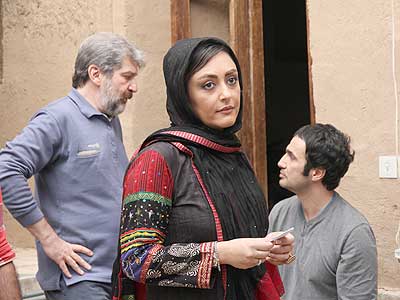 امید روحانی و شقایق فراهانی جلوی دوربین «فصل انار» رفتند