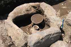 قبرستان آتشفشاني از گذشته مکزيک مي‌گويد