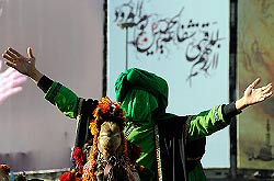حرکت کاروان نمادین اسرای کربلا