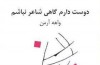 دوست دارم گاهی شاعر نباشم