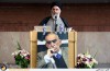 مراسم رونمایی تندیس زنده‌یاد ایرج افشار یزدی