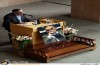 مراسم رونمایی تندیس زنده‌یاد ایرج افشار یزدی
