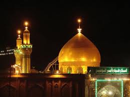 پرچم حرم امیرالمومنین(ع) در بیت رهبری + عکس