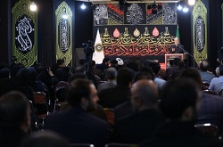 جلوه سوگ در میدان امام حسین (ع) برپا شد
