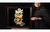 تصویرسازی با نمادهای هنر ایران روی پارچه